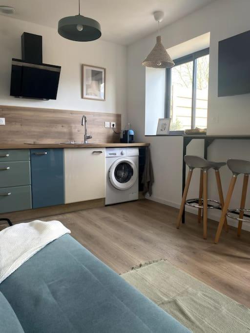 Entre Ville Et Campagne Appartement Cosy Avec Parking Et Terrasse Wood Coutiches Ngoại thất bức ảnh
