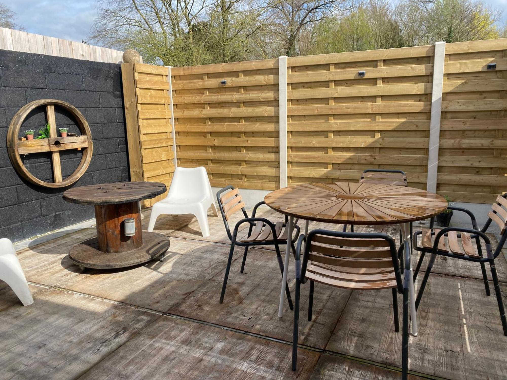 Entre Ville Et Campagne Appartement Cosy Avec Parking Et Terrasse Wood Coutiches Ngoại thất bức ảnh
